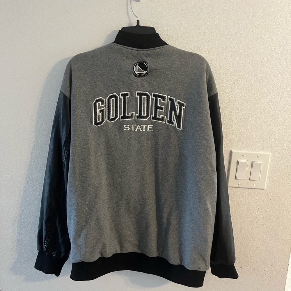 NBA Golden State Warriors Varsity Jacket Rare HTF size XL - Picture 4 of 14
